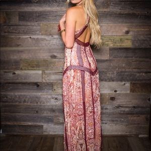 Willow & Clay Sienna Halter Maxi Dress